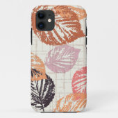 Najaarbladeren op beige. Case-Mate iPhone case (Achterkant)