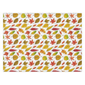 Najaarbladeren op wit tafelkleed (Voorkant (Horizontaal))