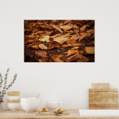 Najaarbladeren Poster (Keuken)