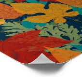 Najaarbladeren Poster (Hoek)