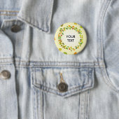 Najaarbladeren Ronde Button 5,7 Cm (In situ)