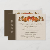Najaarbladeren RSVP (Voorkant / Achterkant)