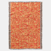 Najaarbladeren, sinaasappel en goud deken (Voorkant Verticaal)