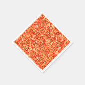 Najaarbladeren, sinaasappel en goud servet (Hoek)