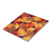 Najaarbladeren Tegeltje (Zijkant)