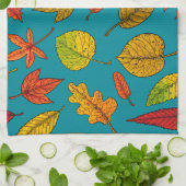 Najaarbladeren Theedoek (Gevouwen)