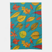 Najaarbladeren Theedoek (Verticaal)