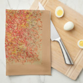 Najaarbladeren Theedoek (Quarter Fold)