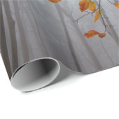 Najaarbladeren van gestorven bosbladeren cadeaupapier (Rol Hoek)