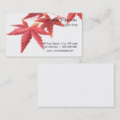 Najaarbladeren Visitekaartje (Voorkant / Achterkant)