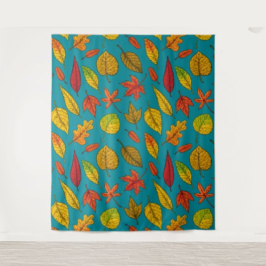 Najaarbladeren Wandkleed (Voorkant)