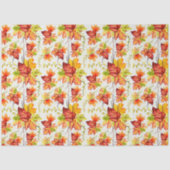 Najaarbladpatroon Tissuepapier (Voorkant)