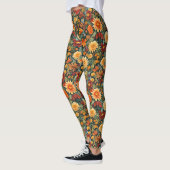 Najaarbloemen en bladeren leggings (Links)