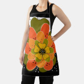 Najaarbloemen, herfst, bloem, illustratieworp schort (Insitu)