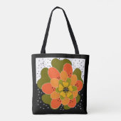 Najaarbloemen, herfst, bloem, illustratieworp tote bag (Achterkant)