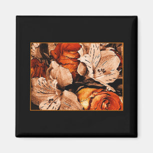 Najaarbloemen in bloei magneet