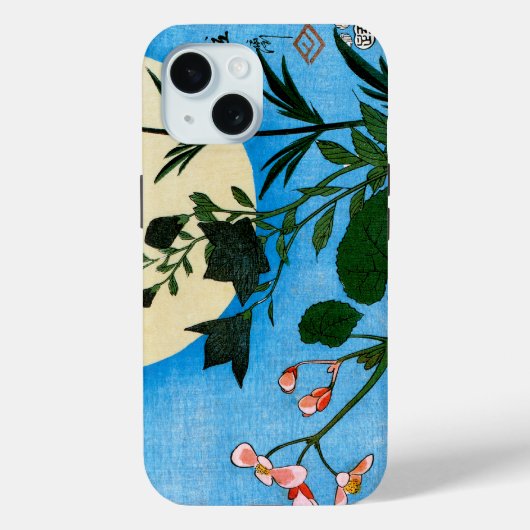 Najaarbloemen voor de Volledige maan Case-Mate iPhone Case (Achterkant)