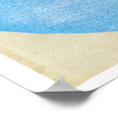 Najaarbloemen voor de Volledige maan Poster (Hoek)