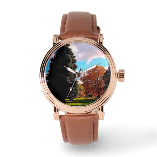 Najaarbomen Horloge (Voorkant)
