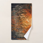 Najaarbosboombladeren bossen herfst bad handdoek (Handdoek)