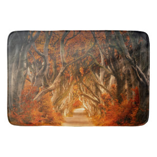 Najaarbosboombladeren bossen herfst badmat