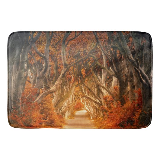 Najaarbosboombladeren bossen herfst badmat (Voorkant)