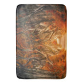 Najaarbosboombladeren bossen herfst badmat (Voorkant Verticaal)