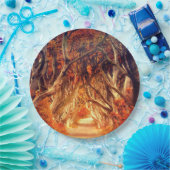 Najaarbosboombladeren bossen herfst papieren bordje (Feest)