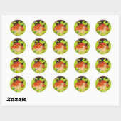 Najaardaglabradors Ronde Sticker (Vel)