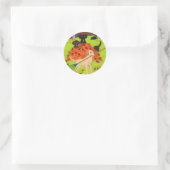 Najaardaglabradors Ronde Sticker (Tas)