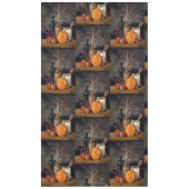 Najaardecorpties op tafel, pompoen, vruchten, Drin Tafelkleed (Voorkant)
