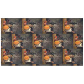 Najaardecorpties op tafel, pompoen, vruchten, Drin Tafelkleed (Voorkant (Horizontaal))