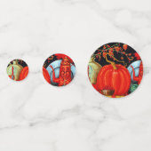 Najaardeklaag van Antiek schilderende pompoen Confetti (Voorkanten)