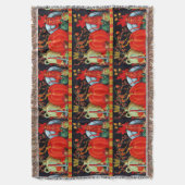 Najaardeklaag van Antiek schilderende pompoen Deken (Voorkant Verticaal)