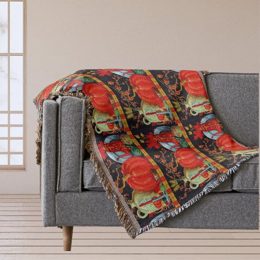 Najaardeklaag van Antiek schilderende pompoen Deken