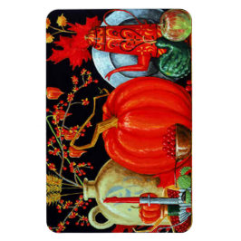 Najaardeklaag van Antiek schilderende pompoen Magneet