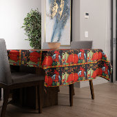 Najaardeklaag van Antiek schilderende pompoen Tafelkleed