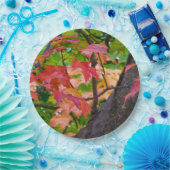 najaarfoto van Rustic Fall Wedding Colors Papieren Bordje (Feest)