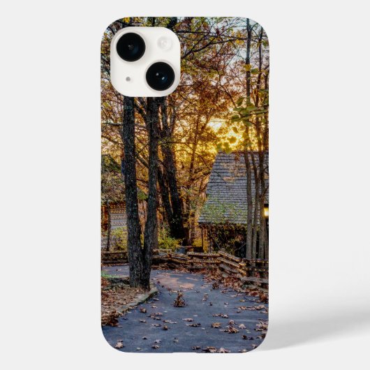 Najaargang Bossen Sunset Walkway Case-Mate iPhone Case (Achterkant)