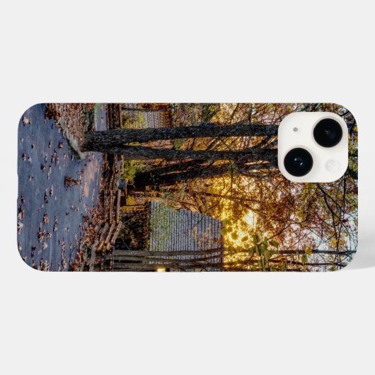 Najaargang Bossen Sunset Walkway Case-Mate iPhone Case (Achterkant (horizontaal))