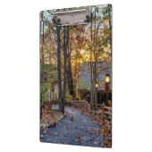 Najaargang Bossen Sunset Walkway Klembord (Links)