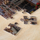 Najaargang Bossen Sunset Walkway Legpuzzel (Zijkant)