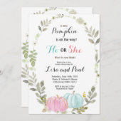 Najaargang Herfst Genderonderzoek Uitnodiging (Voorkant / Achterkant)