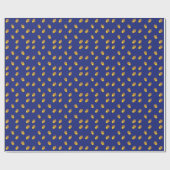 Najaargang patroon cadeaupapier (Vlak)