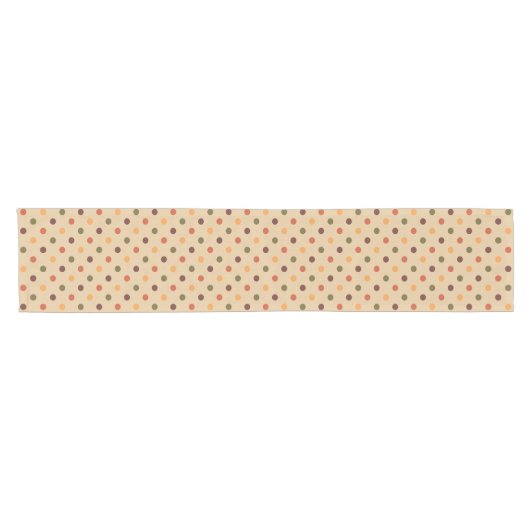 Najaargang Polka Dot Table Runner Korte Tafelloper (Horizontaal)