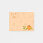 Najaargang vine pompoen met  tekst post-it® notes (Voorkant)