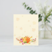 Najaargroenten, Thanksgiving van vruchten Letterhe (Staand voorkant)