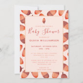 NajaarHerfst Acorn Baby shower Kaart (Voorkant)