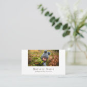 Najaarkind, Babysitter, Dagopvang, Nursery Visitekaartje (Staand voorkant)