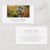 Najaarkind, Babysitter, Dagopvang, Nursery Visitekaartje (Voorkant / Achterkant)